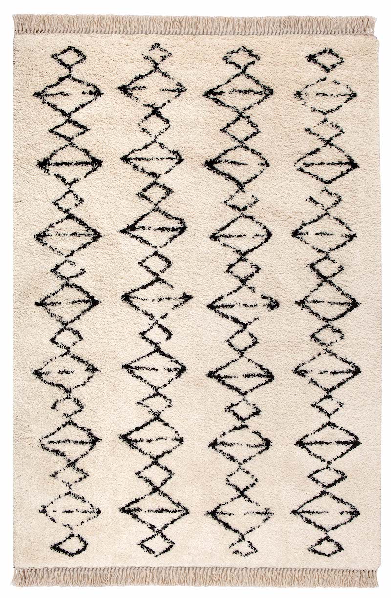 tapis blanc berbère