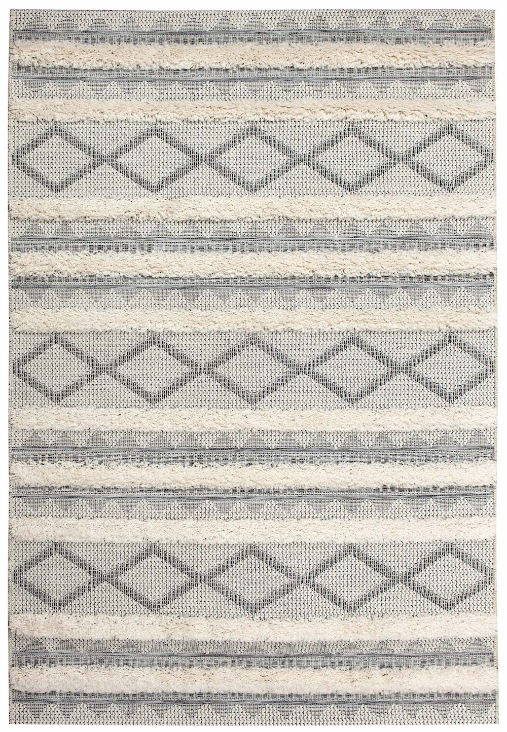 tapis gris et beige