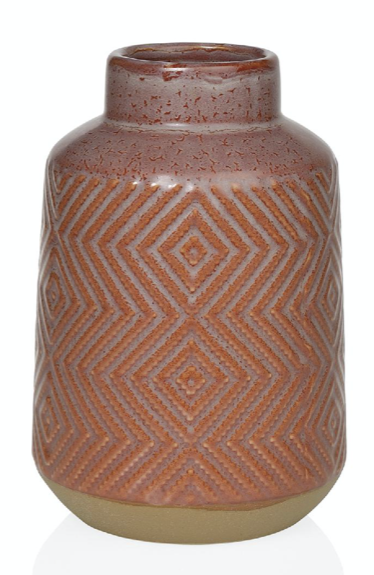 vase couleur terracotta